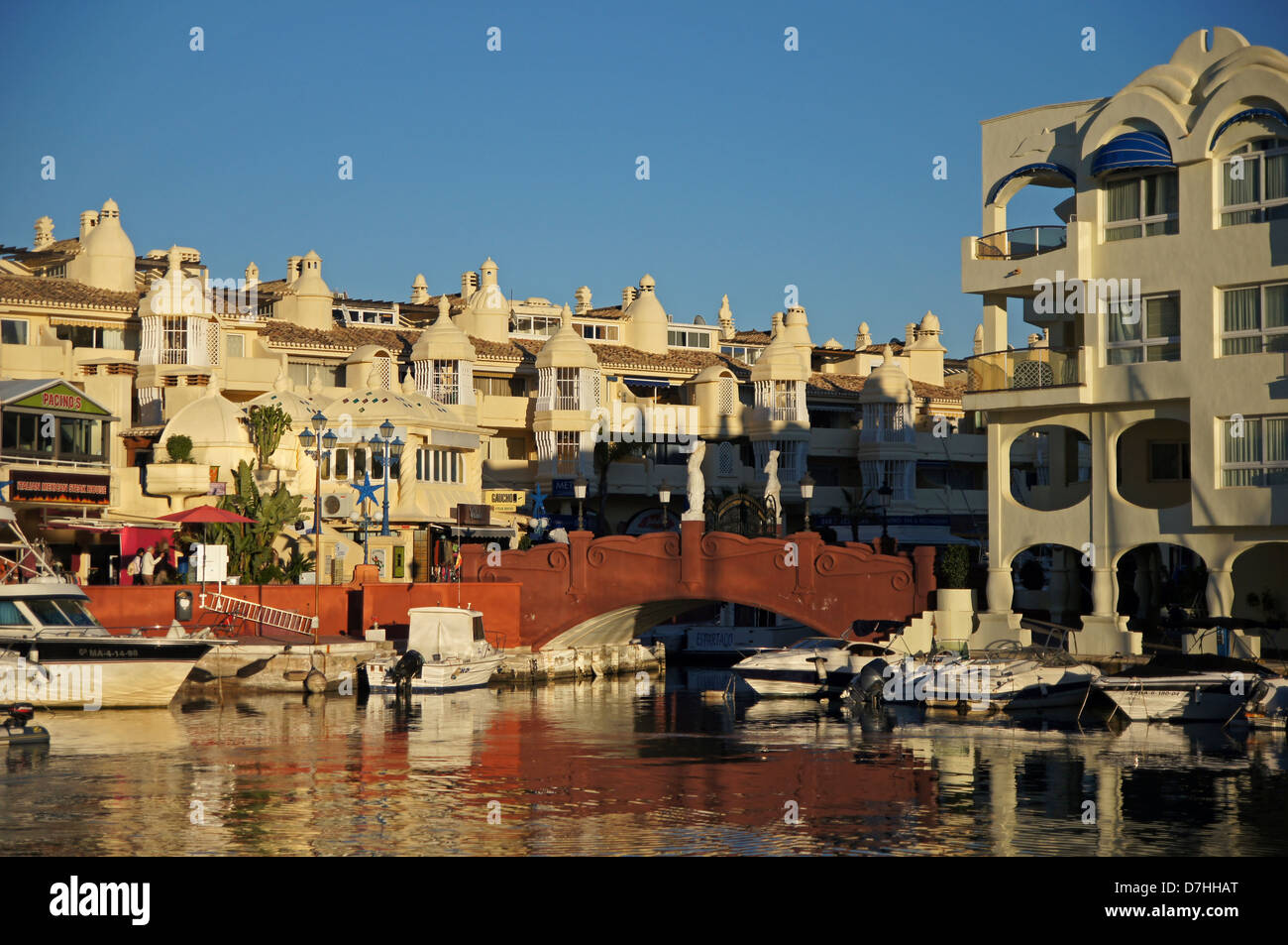 Benalmadena Marina Stockfoto