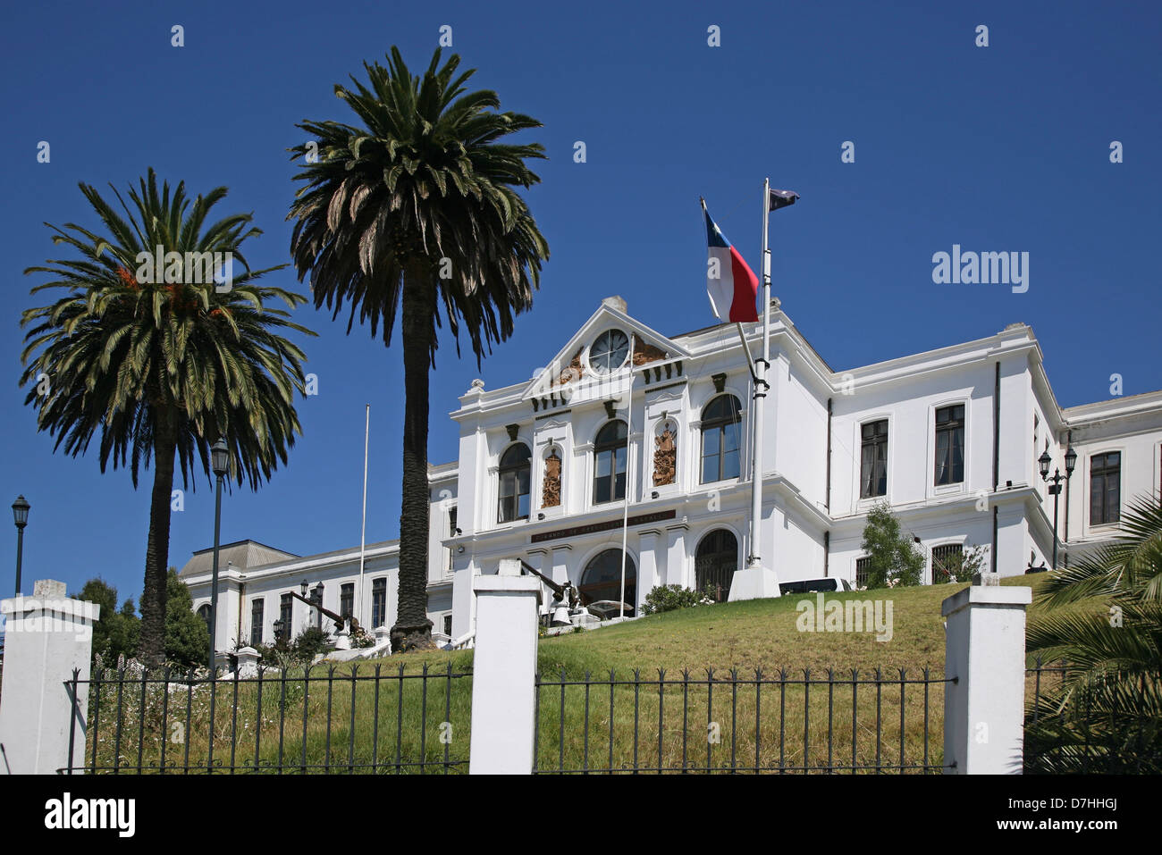 Chile-Valparaiso Cerro Artilleria Museo Maritimo Stockfoto