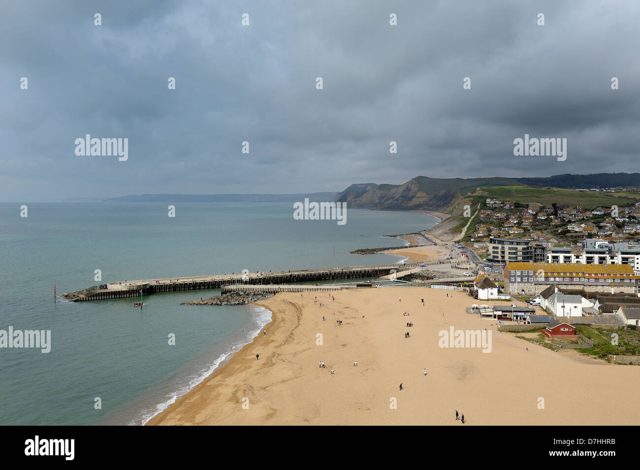 West Bay beach-Dorset-England-Vereinigtes Königreich Stockfoto