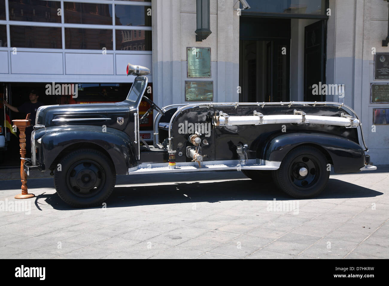 Chile-Valparaiso-Feuerwehrfahrzeug Ford Stockfoto