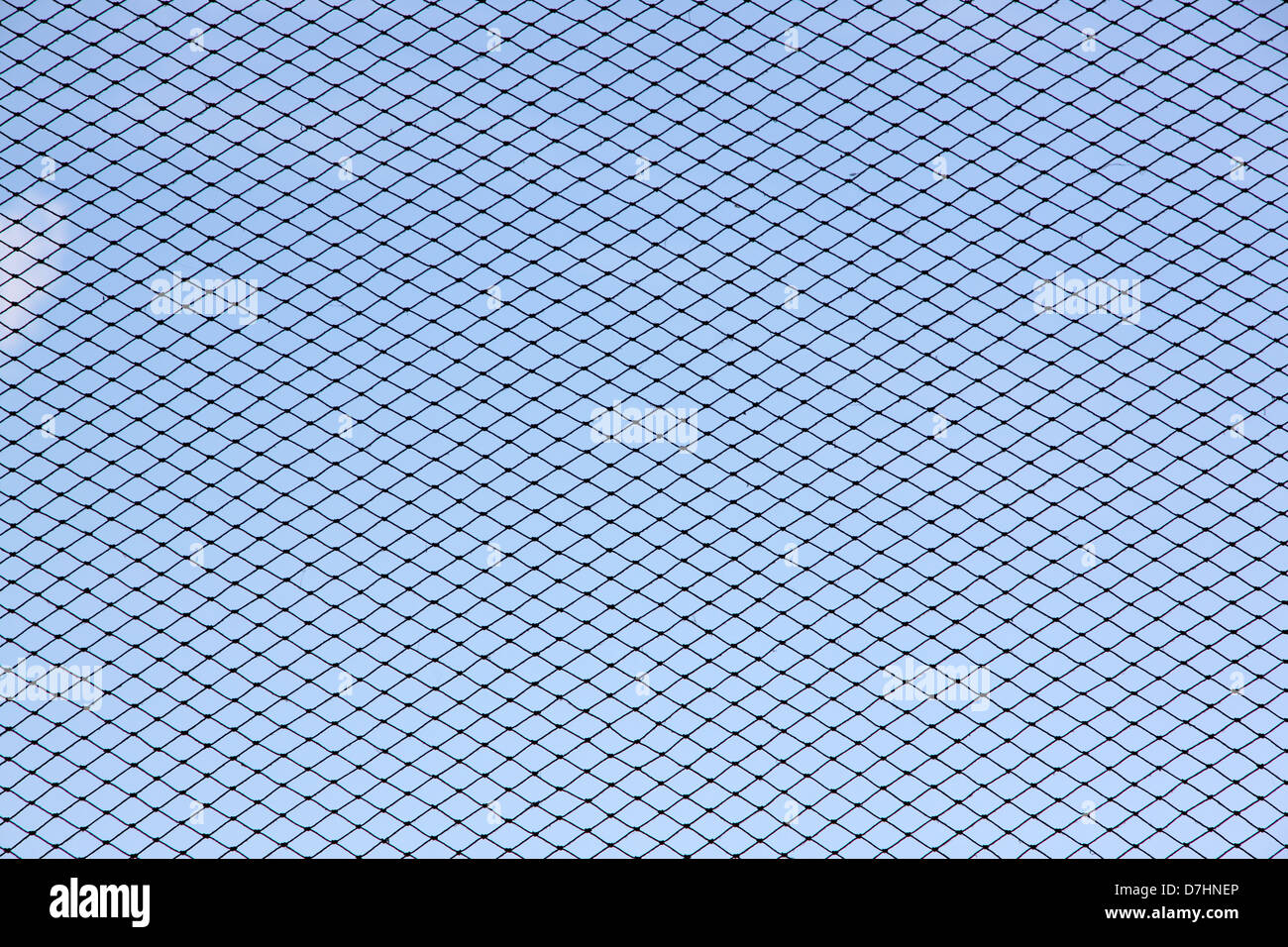 Fotos-Netze mit blauem Himmelshintergrund gedreht. Stockfoto