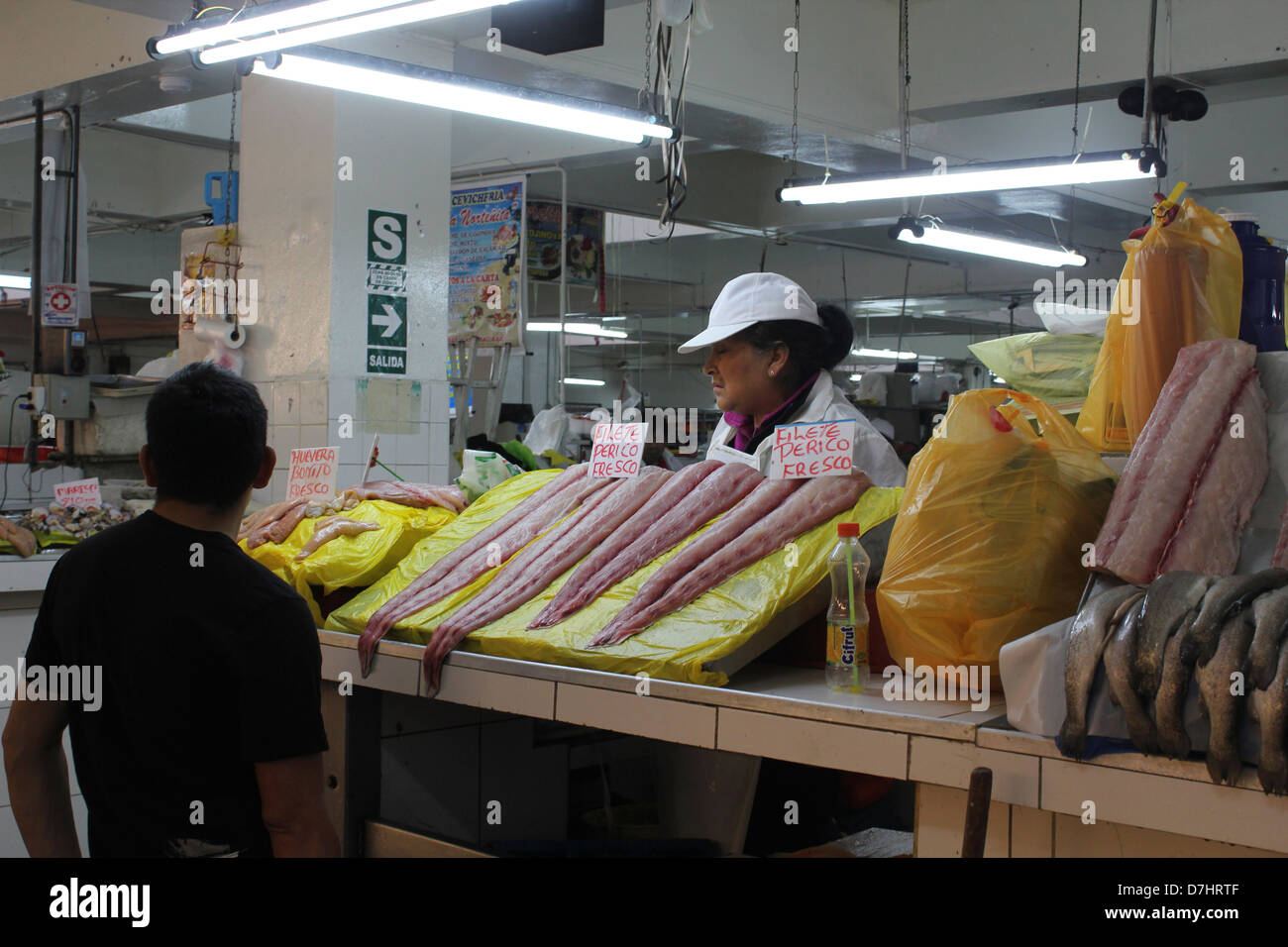 Peru Lima Mercado Central Market Stockfoto