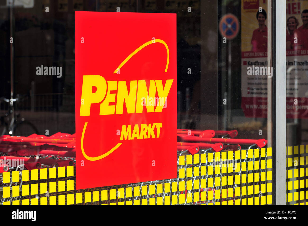 Unternehmen, Firmenschilder, Namen, Logo, Penny-Markt, Penny Stockfoto