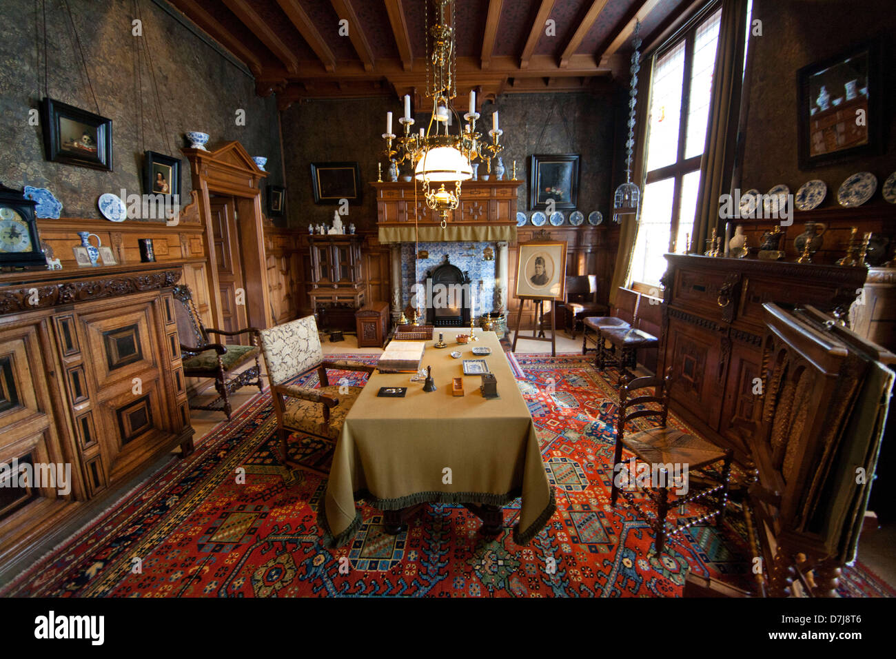 "Haus der Gijn" ist ein Museum in den Niederlanden. Gijn Reich war ein Händler während des Goldenen Zeitalters. Stockfoto