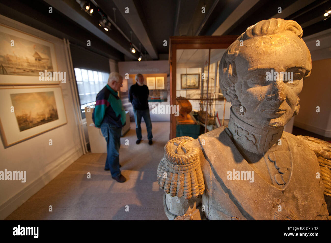 "Haus der Gijn" ist ein Museum in den Niederlanden. Gijn Reich war ein Händler während des Goldenen Zeitalters. Stockfoto