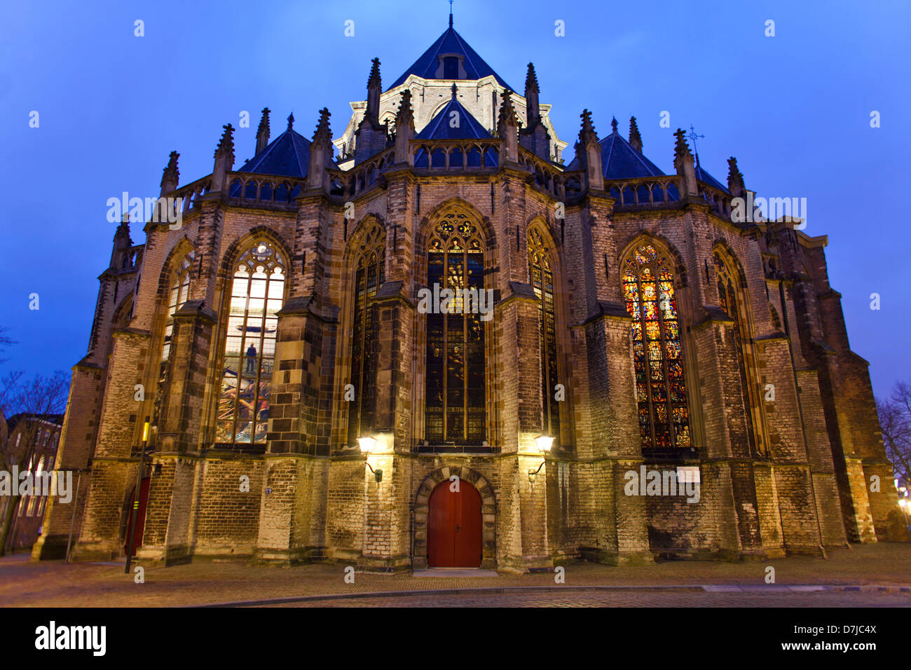 "Grote Kerk" (große Kirche) in Dordrecht, Niederlande Stockfoto