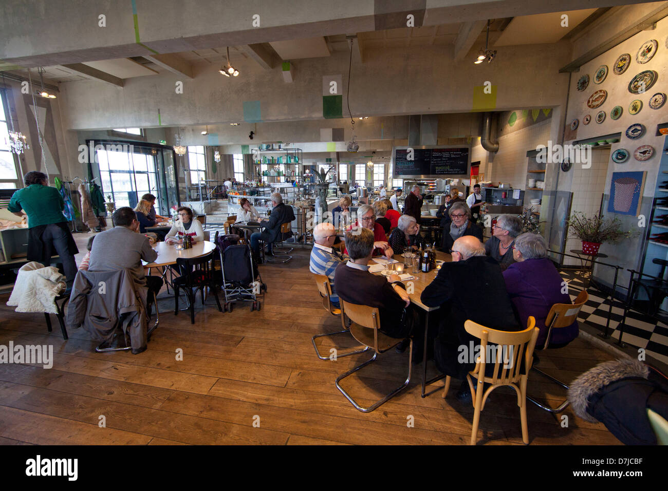 Villa Auagustus ist ein renommiertes Restaurant/Hotel in Dordrecht, Niederlande Stockfoto