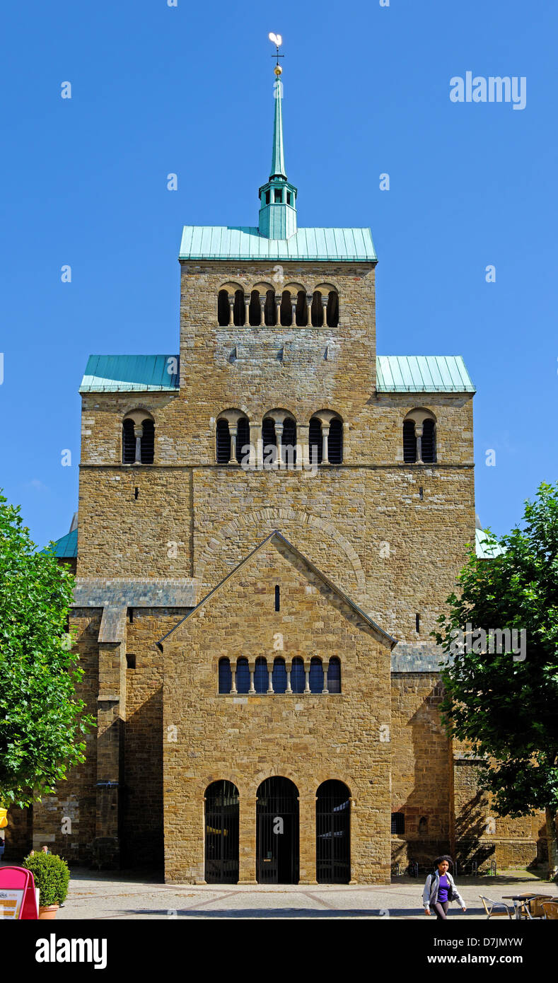 Kathedrale von Minden auf der Weser, Nordrhein-Westfalen, Deutschland Stockfoto