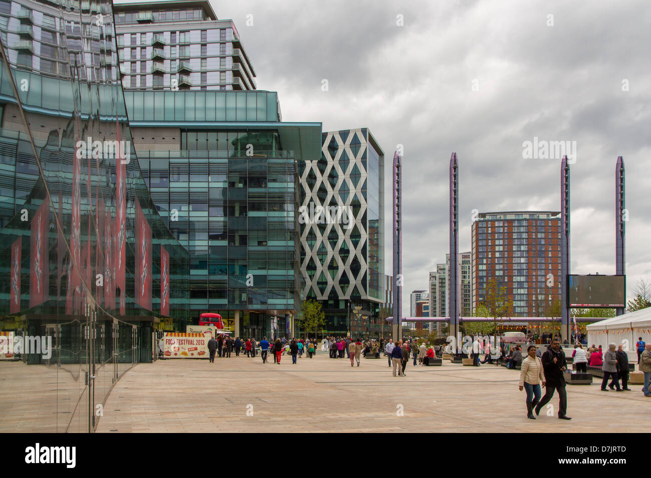 BBC-Studios in MediaCityUK, Salford Quays. Stockfoto