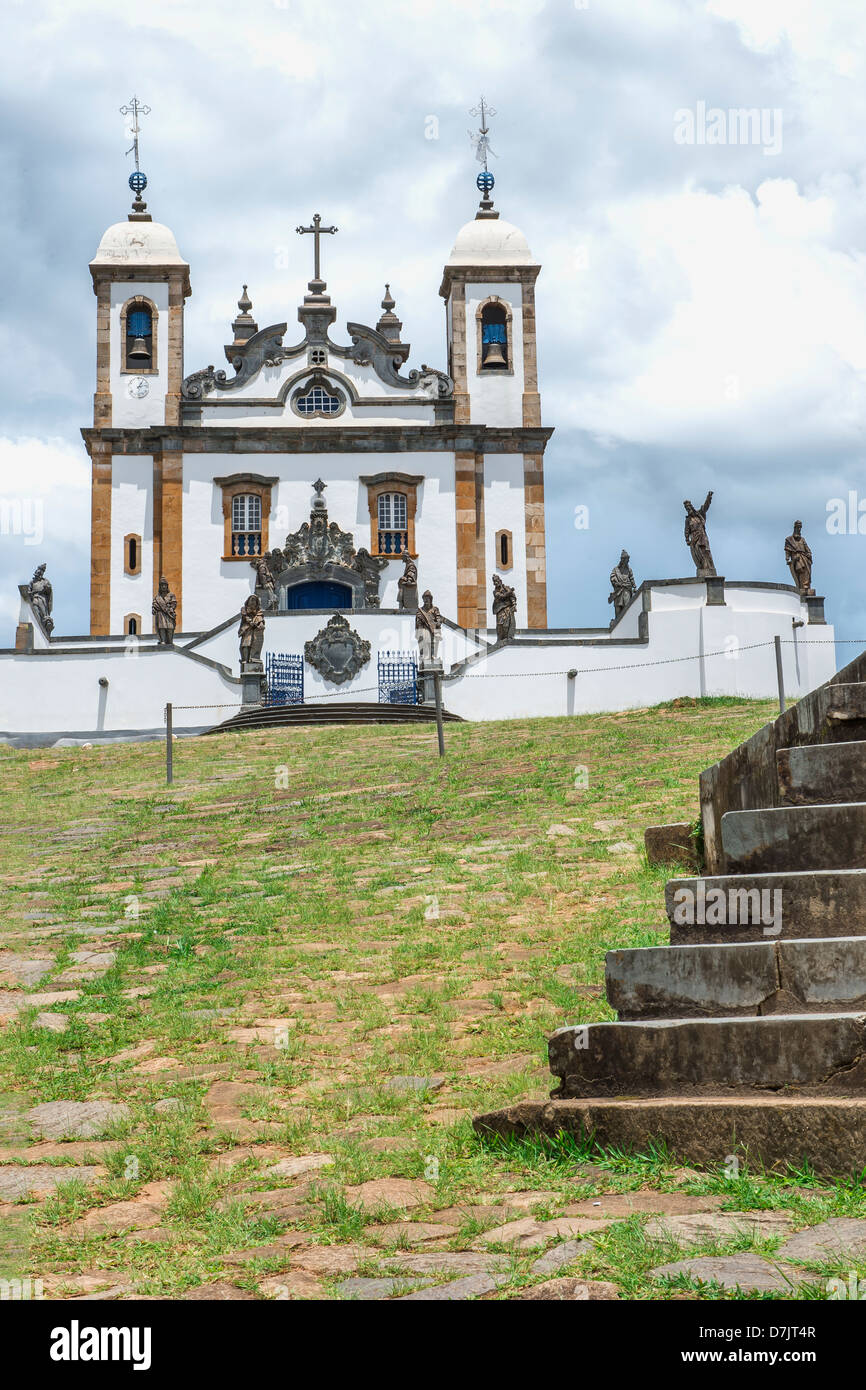 Santuario de Bom Jesus de Matosinhos, Aleijandinho Meisterwerk, Congonhas Do Campo, Brasilien Stockfoto