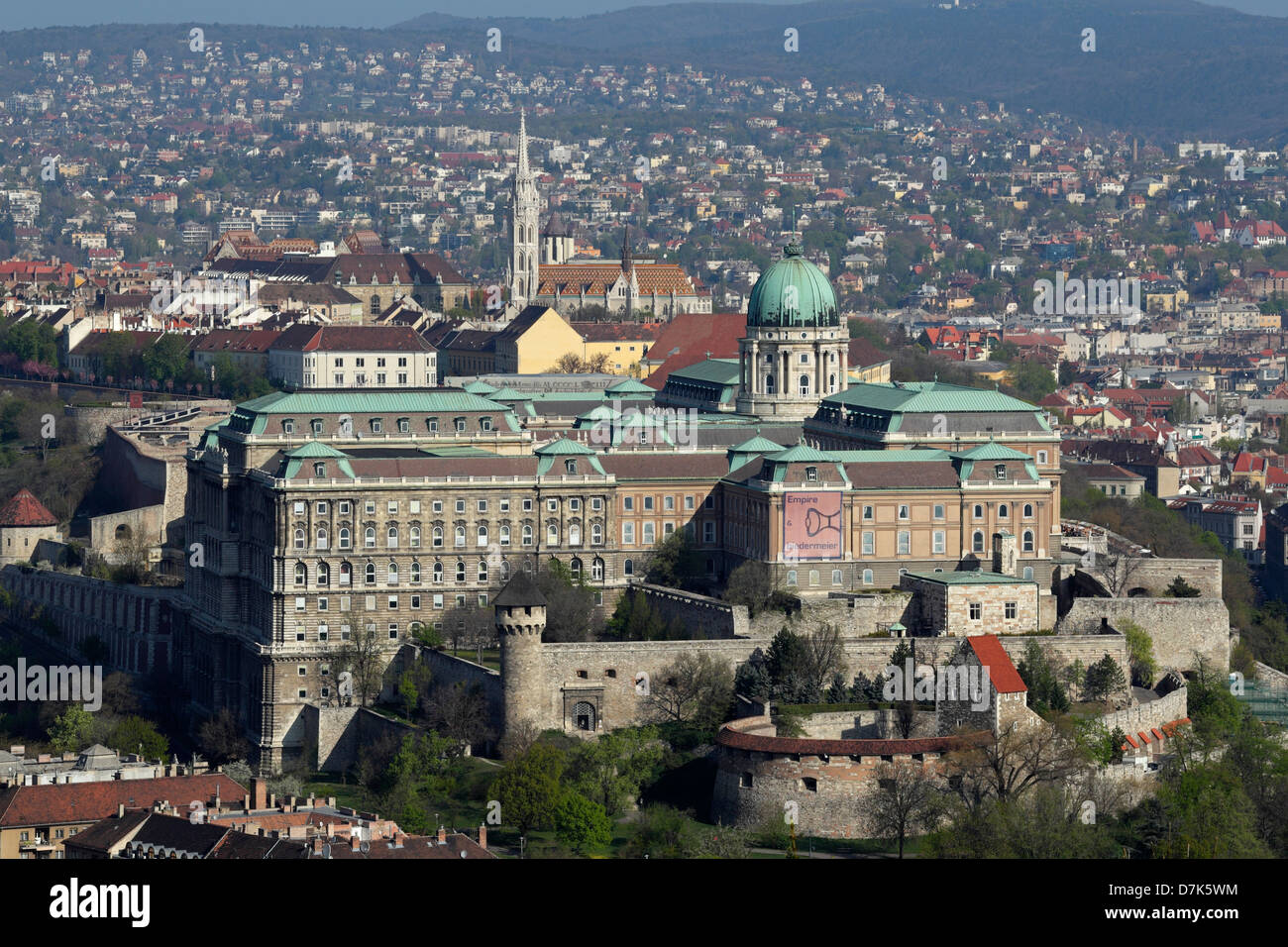Budaer Burg in Budapest Stockfoto