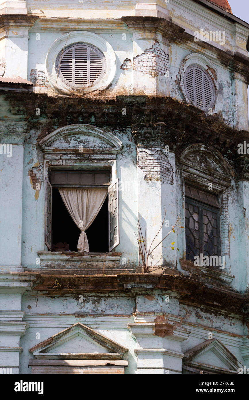 Ruinen der alten britischen Botschaft in Yangon, Myanmar Stockfoto