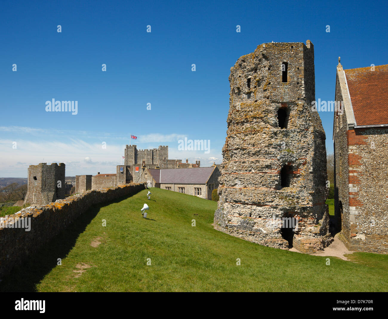 Dover Castle. Stockfoto