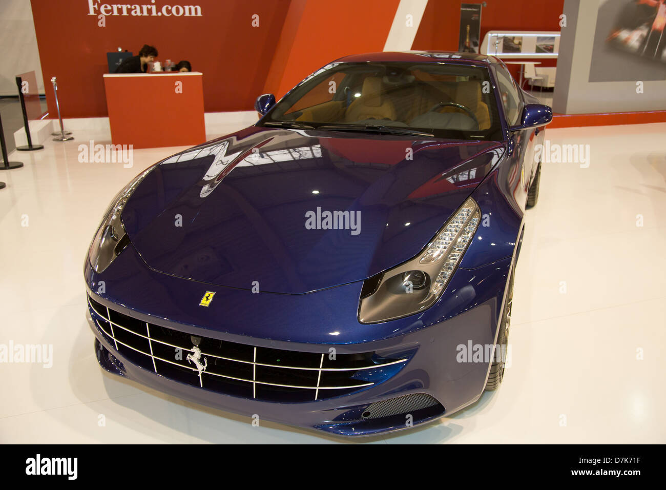 Posen, Polen, der Ferrari FF auf der Motor Show 2013 Stockfoto