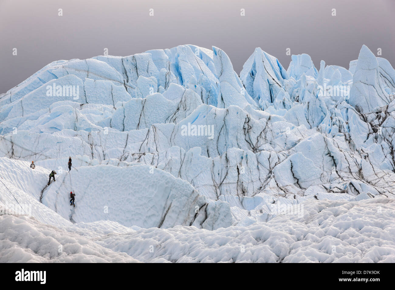USA, Alaska, Blick auf Matanuska Gletscher Stockfoto