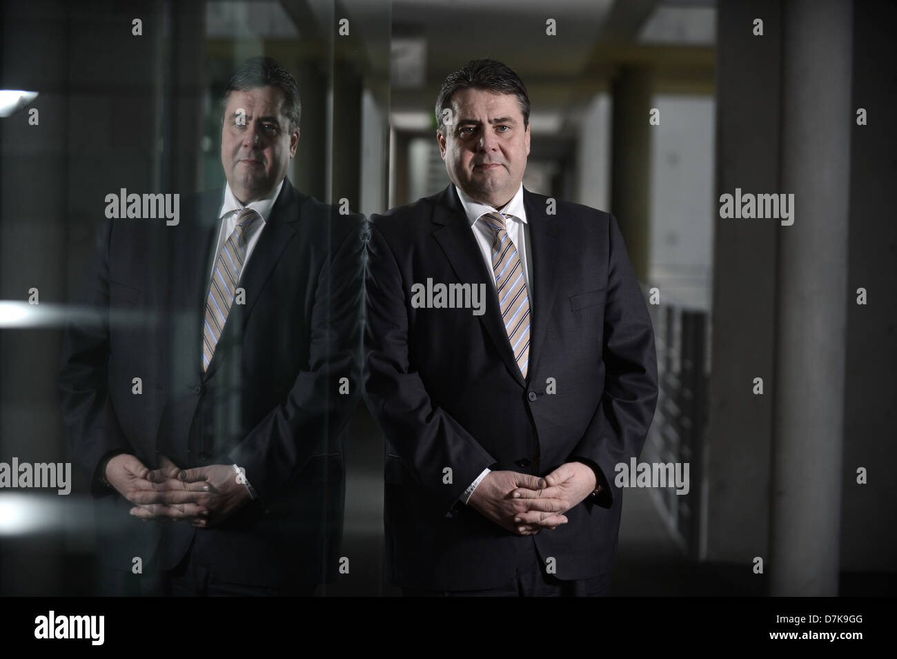 Berlin, Deutschland, SPD-Vorsitzender Sigmar Gabriel, das Paul-Loebe-Haus Stockfoto