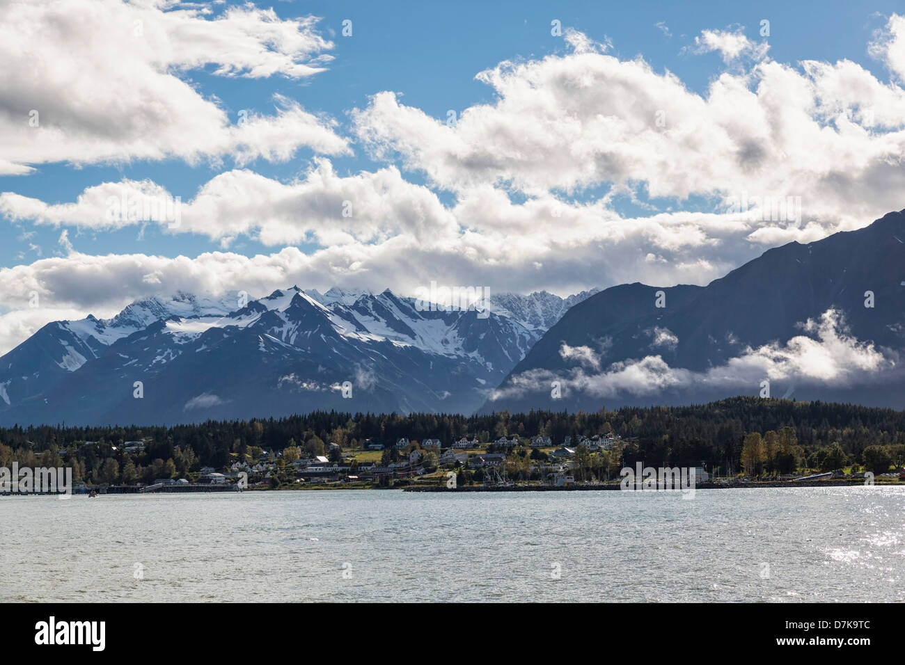 USA, Alaska, Ansicht des Chilkoot Inlet Stockfoto