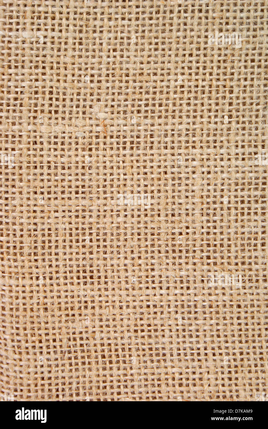 Textur des alten Sack aus Jute als Hintergrund Stockfoto