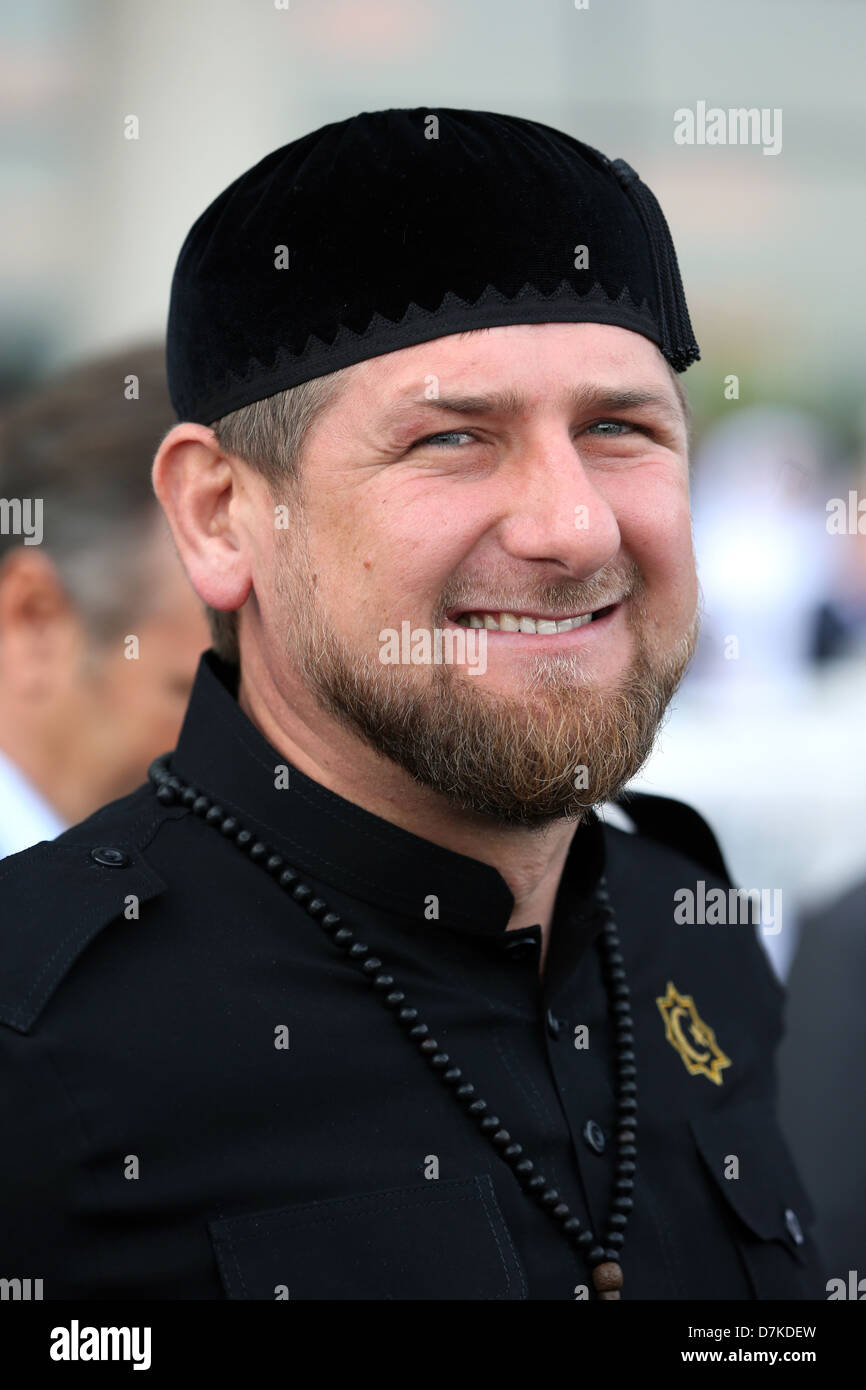 Dubai, Vereinigte Arabische Emirate, Achmatowitsch Ramsan Kadyrow, Präsident der tschetschenischen Republik Stockfoto