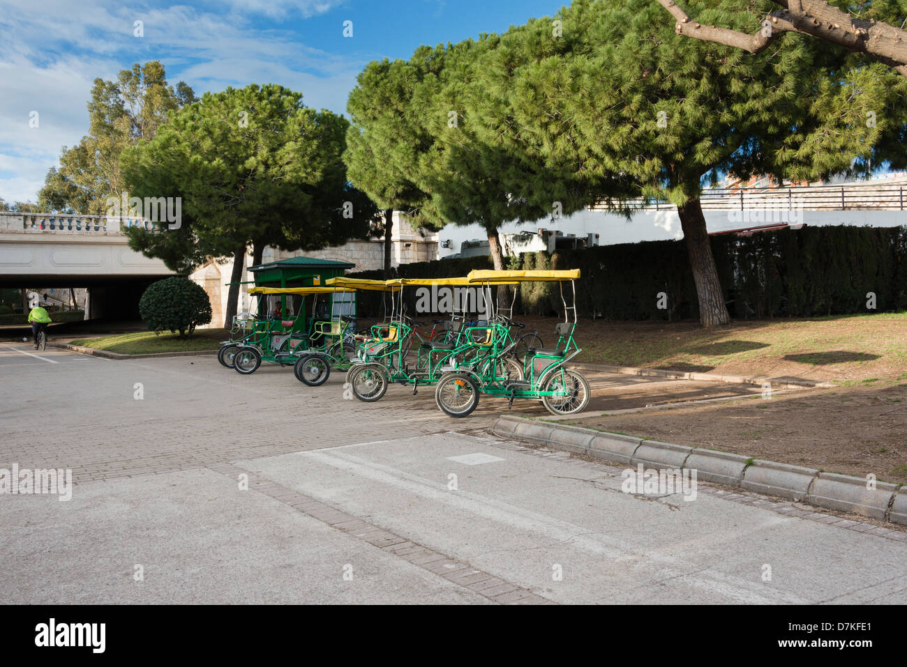 Turia Park in Valencia Stockfoto