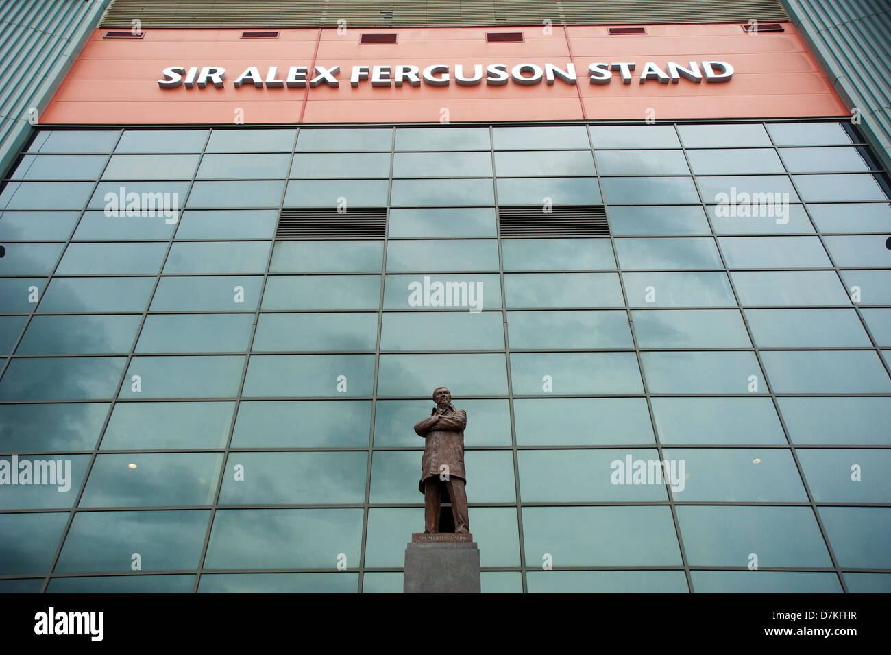 Sir Alex Ferguson Stand Stockfoto