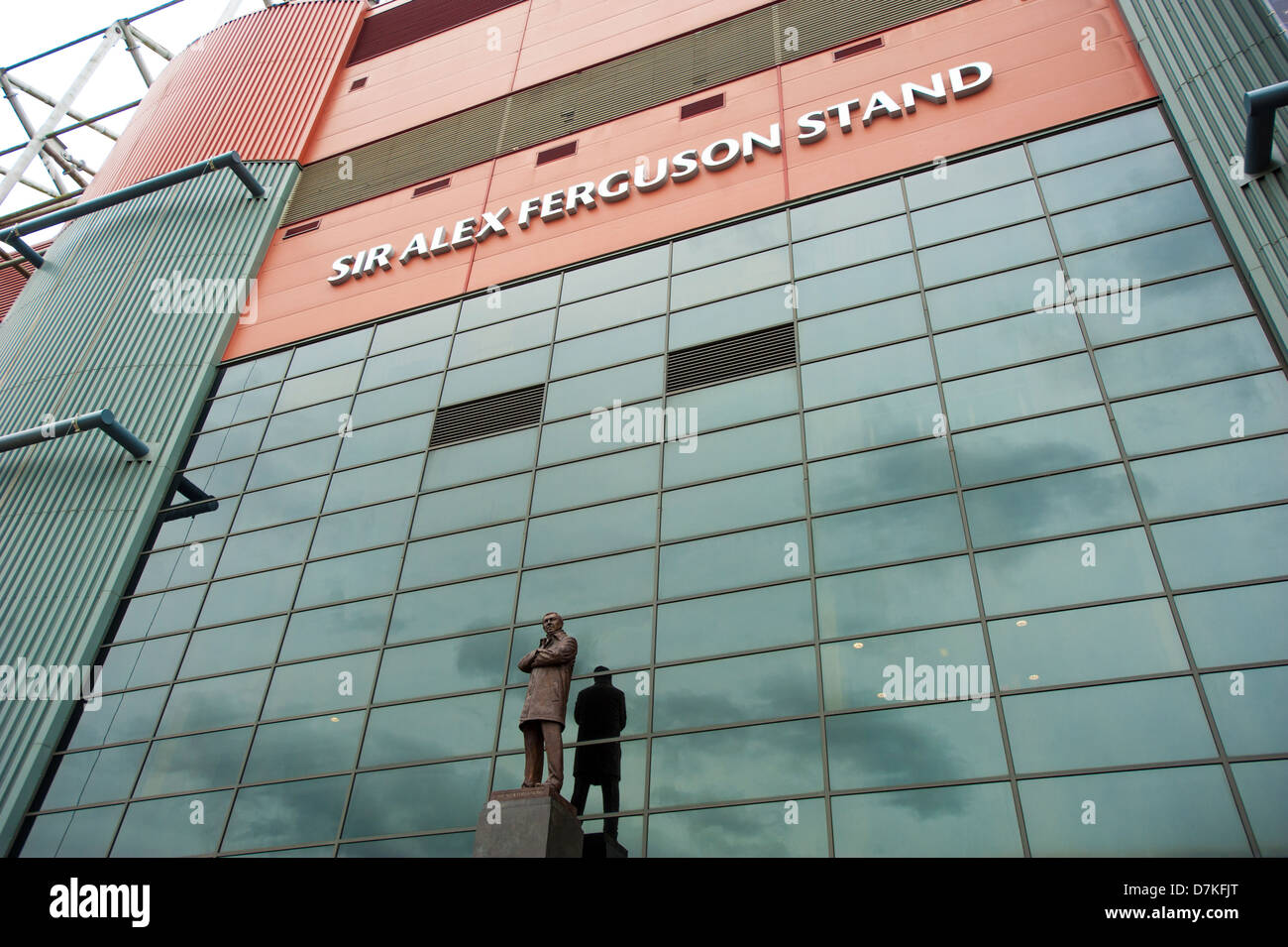 Sir Alex Ferguson Stand Stockfoto
