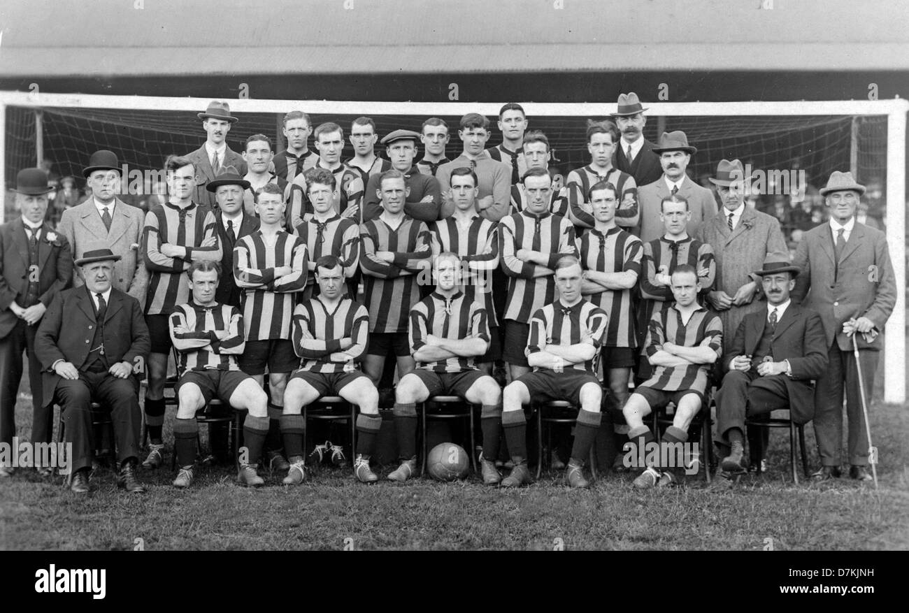 Wolverhampton Wanderers Football Club Team im Jahr 1920 Stockfoto