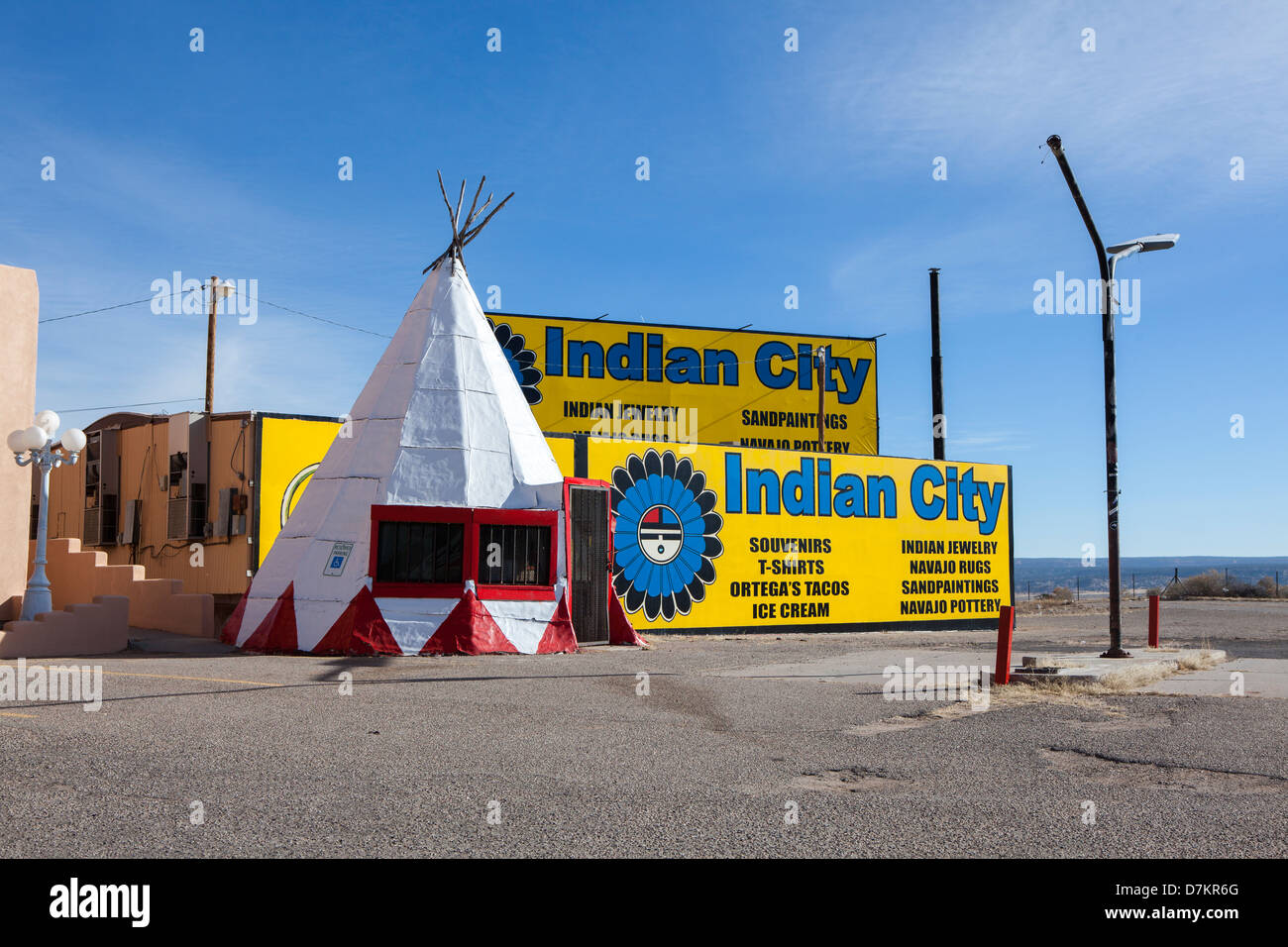 Indische Stadt, Houck, Arizona, USA Stockfoto