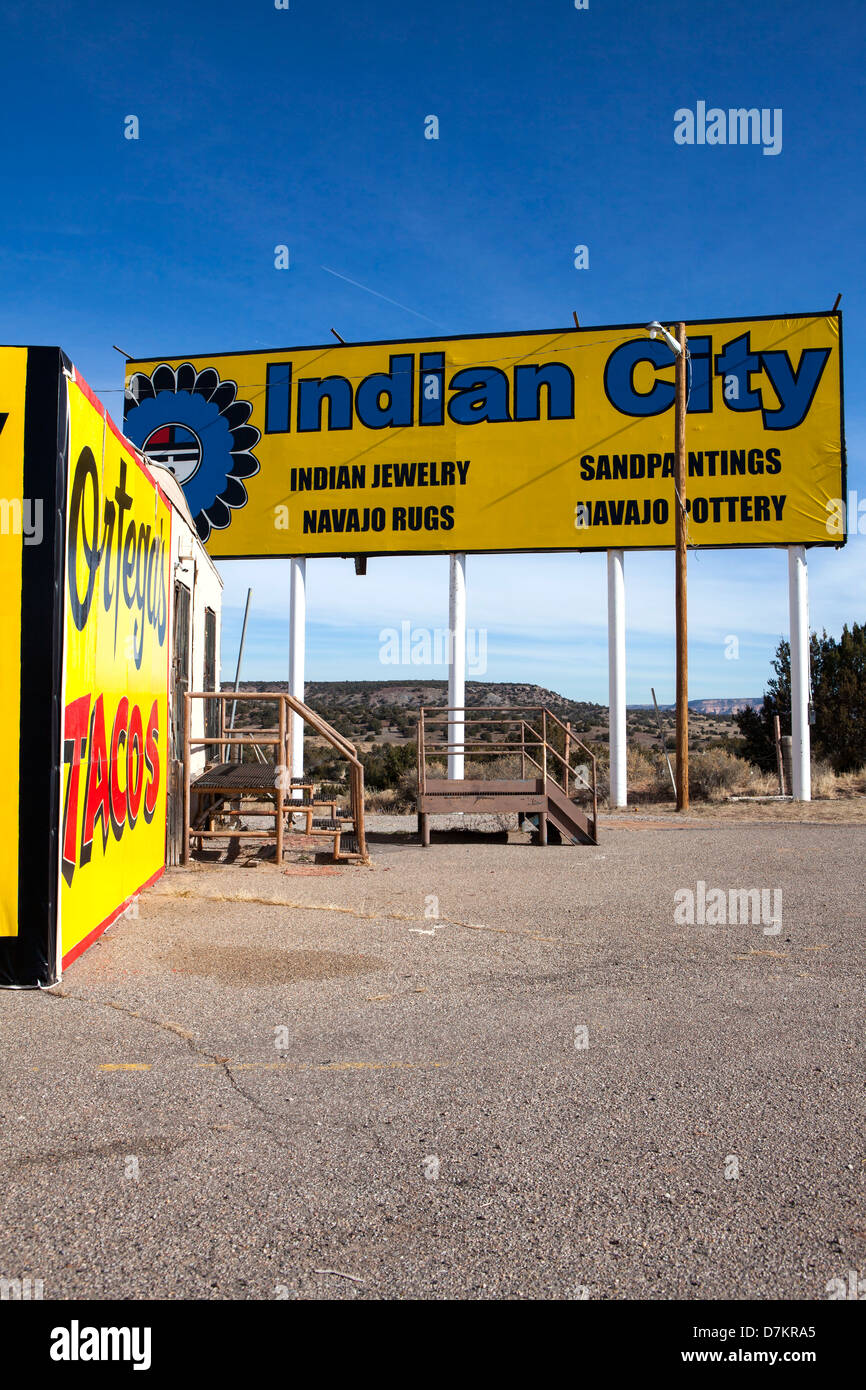 Indische Stadt, Houck, Arizona, USA Stockfoto