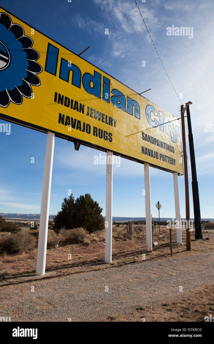 Indische Stadt, Houck, Arizona, USA Stockfoto