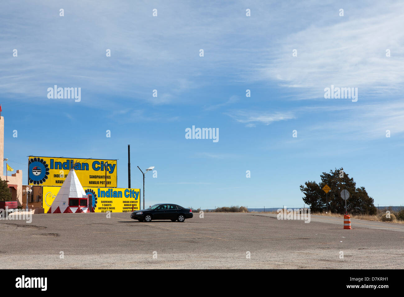 Indische Stadt, Allentown, Houck, Arizona, USA Stockfoto
