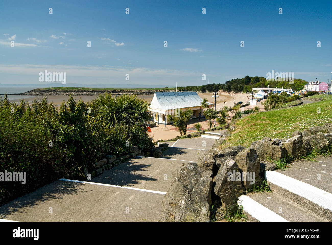 Beach, Whitmore Bay, Barry Island, Vale of Glamorgan, South Wales, UK. Stockfoto