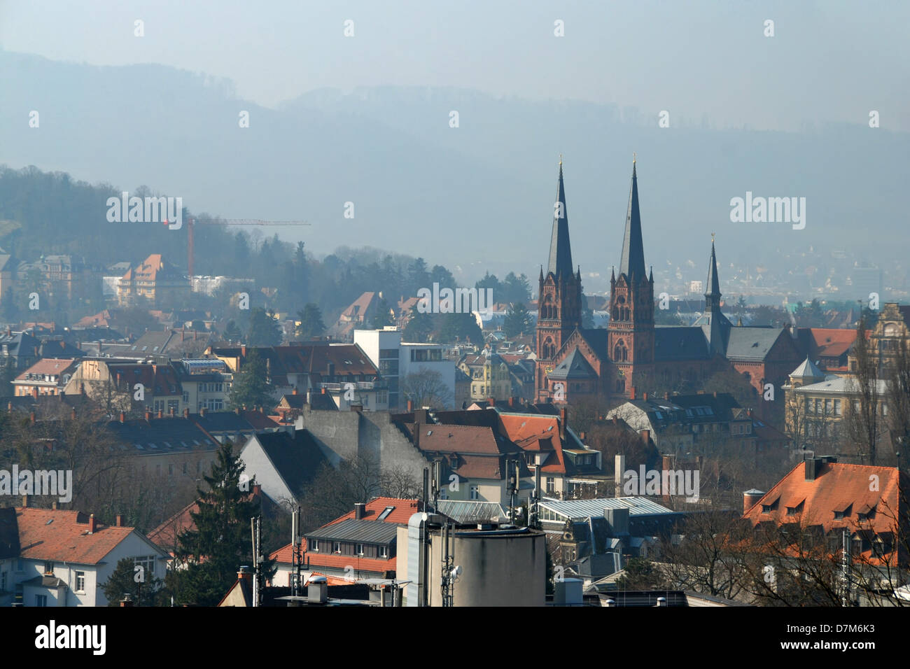 St. Johann Kirche, Freiburg Im Briesgau, Deutschland Stockfoto