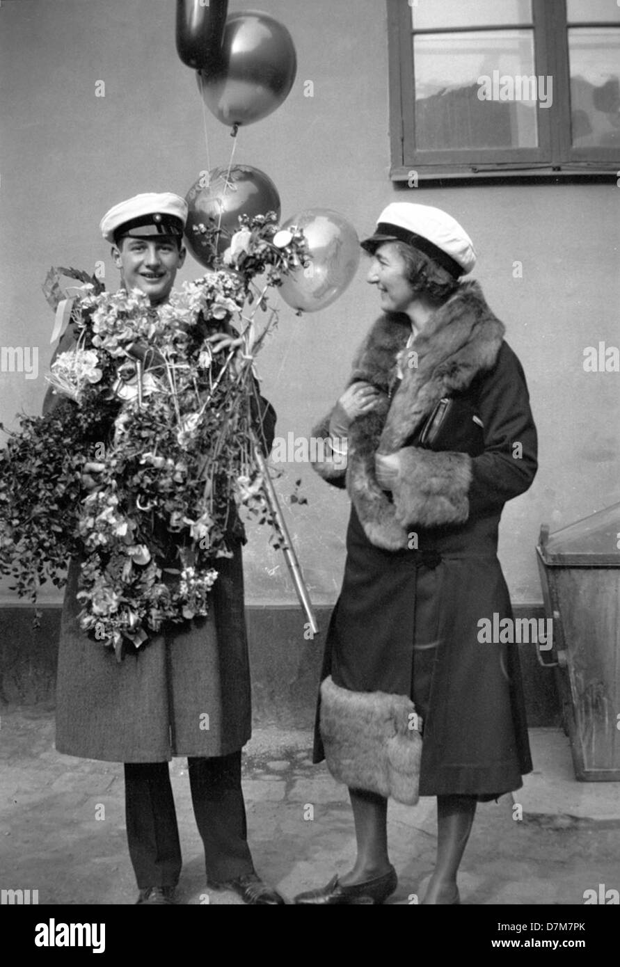Ein historisches Foto von Raoul Wallenberg in Stockholm, Uppland, Schweden, erhalten vom schwedischen Nationalerbe-Board. Wallenberg war ein Diplomat, der für seine Bemühungen zur Rettung der ungarischen Juden während des Zweiten Weltkriegs bekannt war Stockfoto