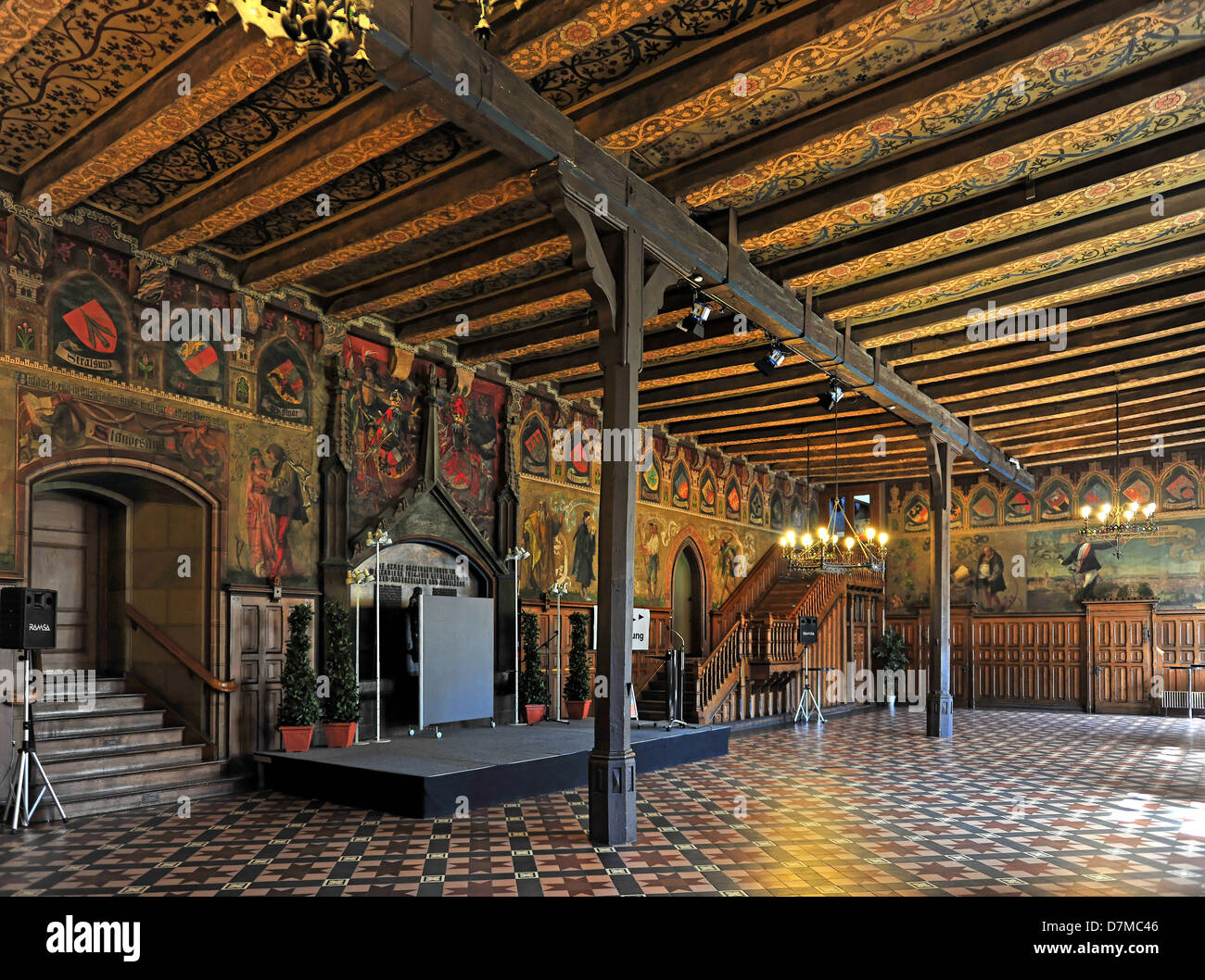 Das alte Rathaus in Göttingen Stockfotografie Alamy