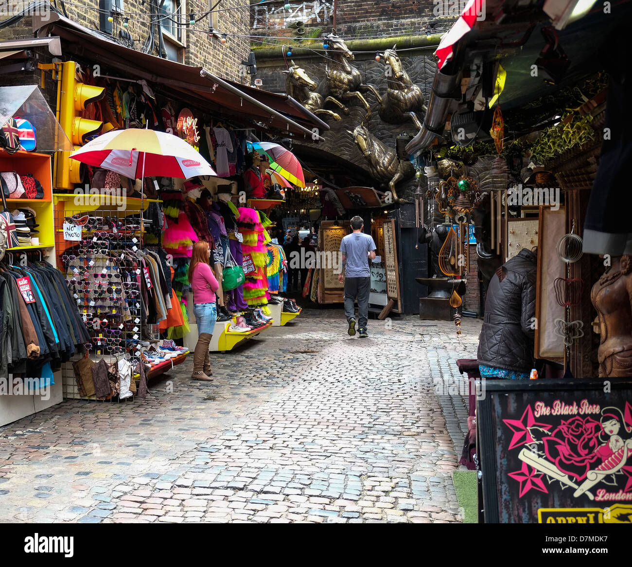 Camden Market in London. Stockfoto