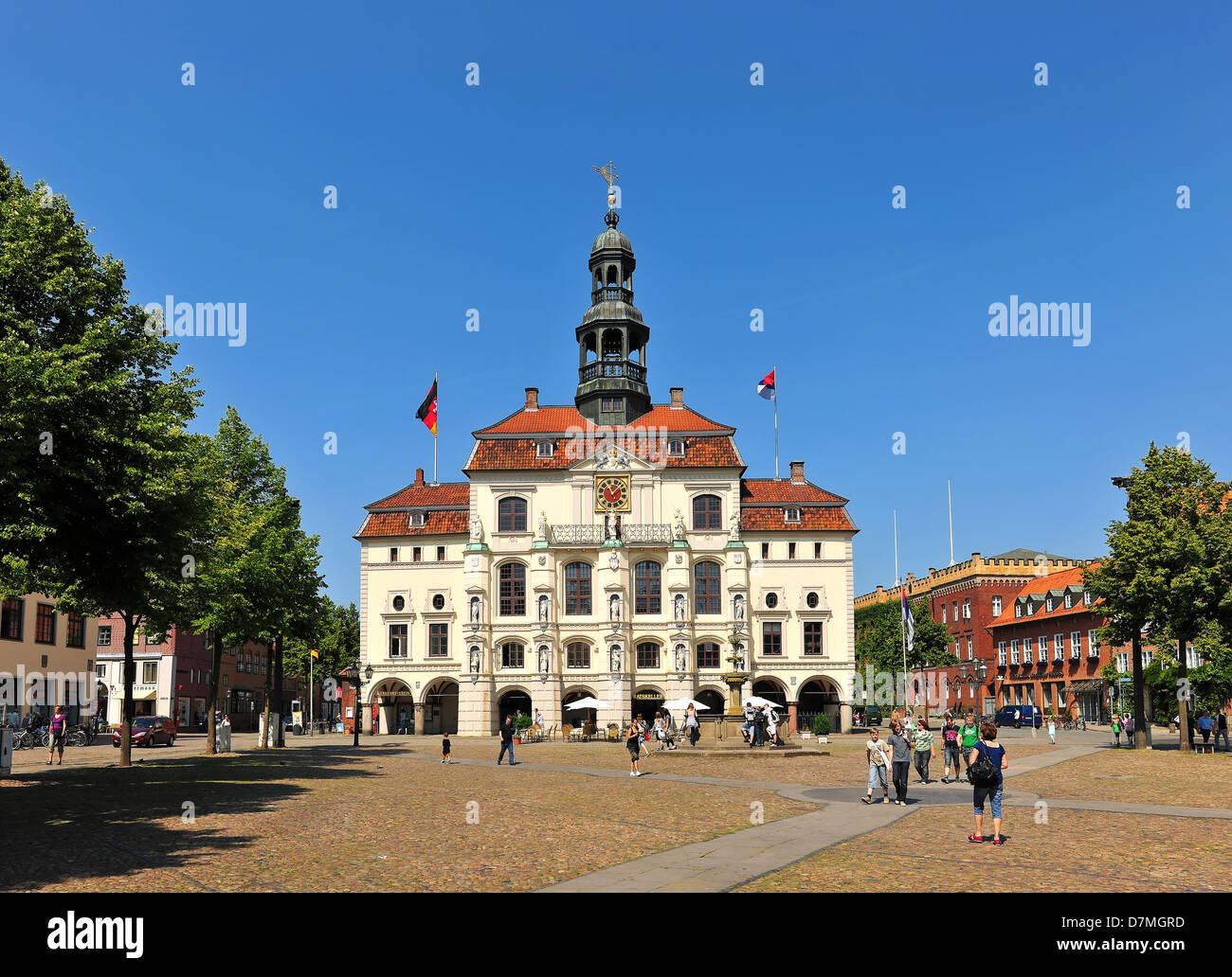 Lüneburg, Lüneburg, Niedersachsen, Deutschland, Historisches Rathaus Stockfoto