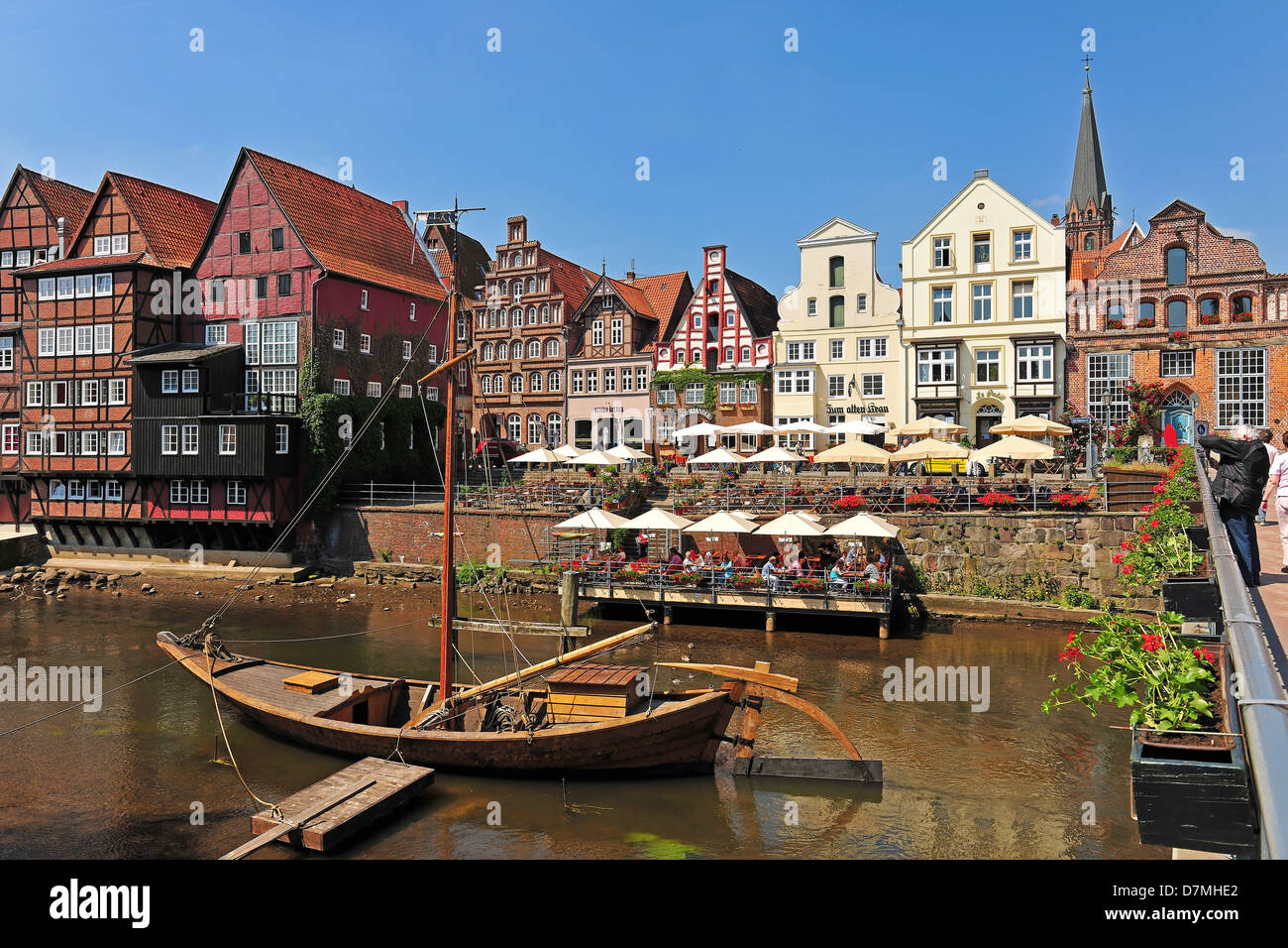 Weist, historischen Stadtplatz in Lüneburg, Lüneburg, Niedersachsen, Deutschland Stockfoto