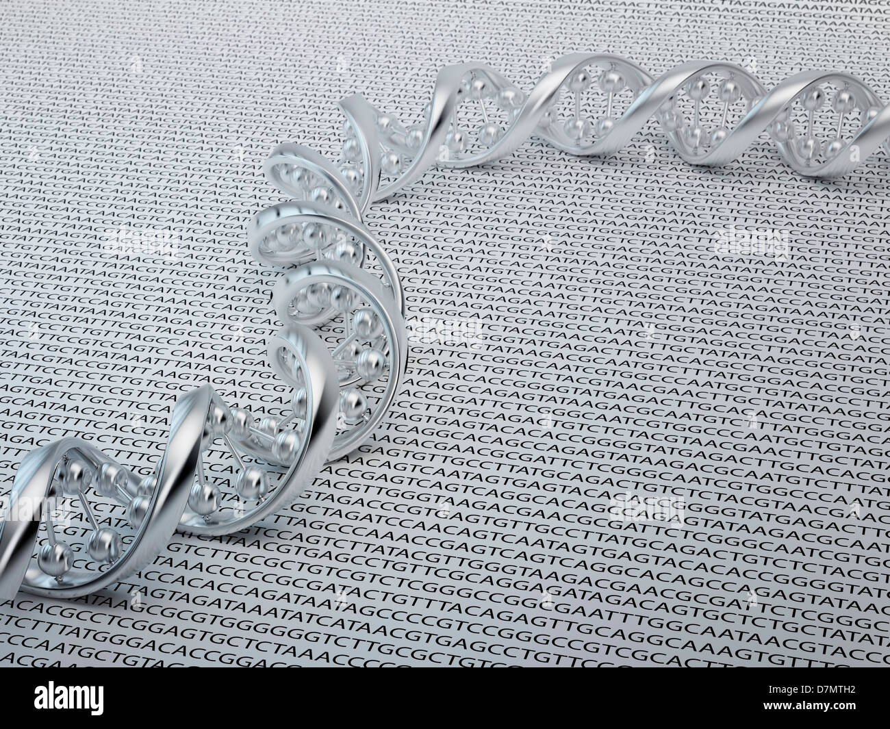 Genetischen Code, artwork Stockfoto