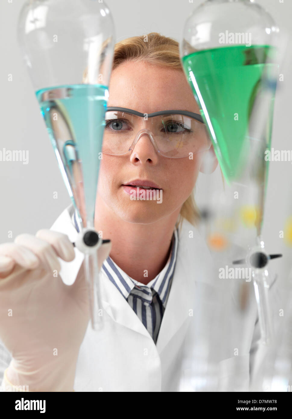 Chemie-Forschung Stockfoto