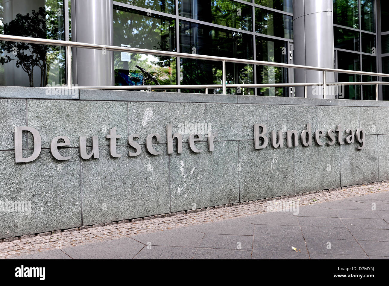 Deutscher Bundestag in Berlin Stockfoto
