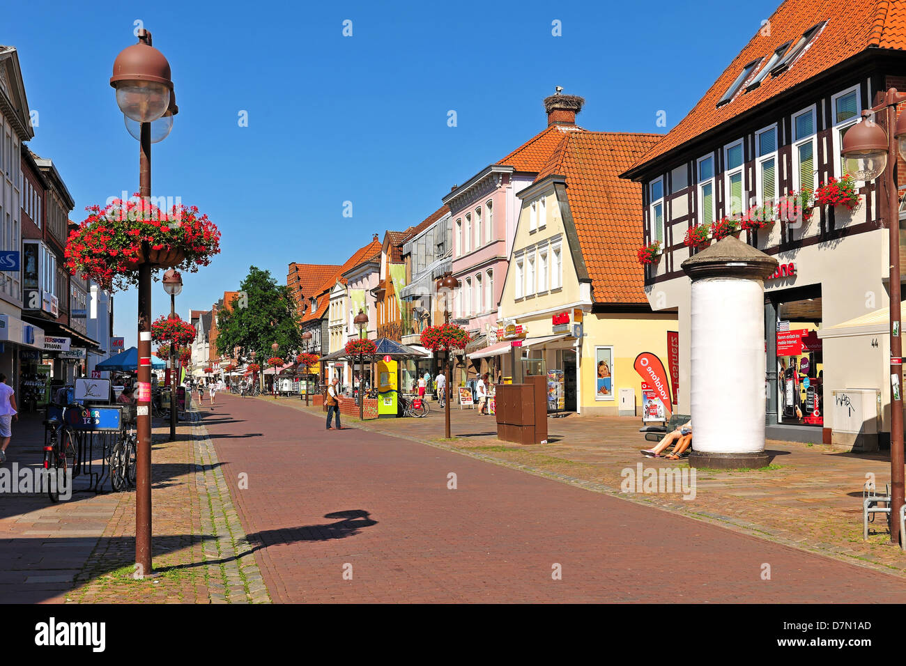 Nienburg an der Weser Stockfotografie Alamy