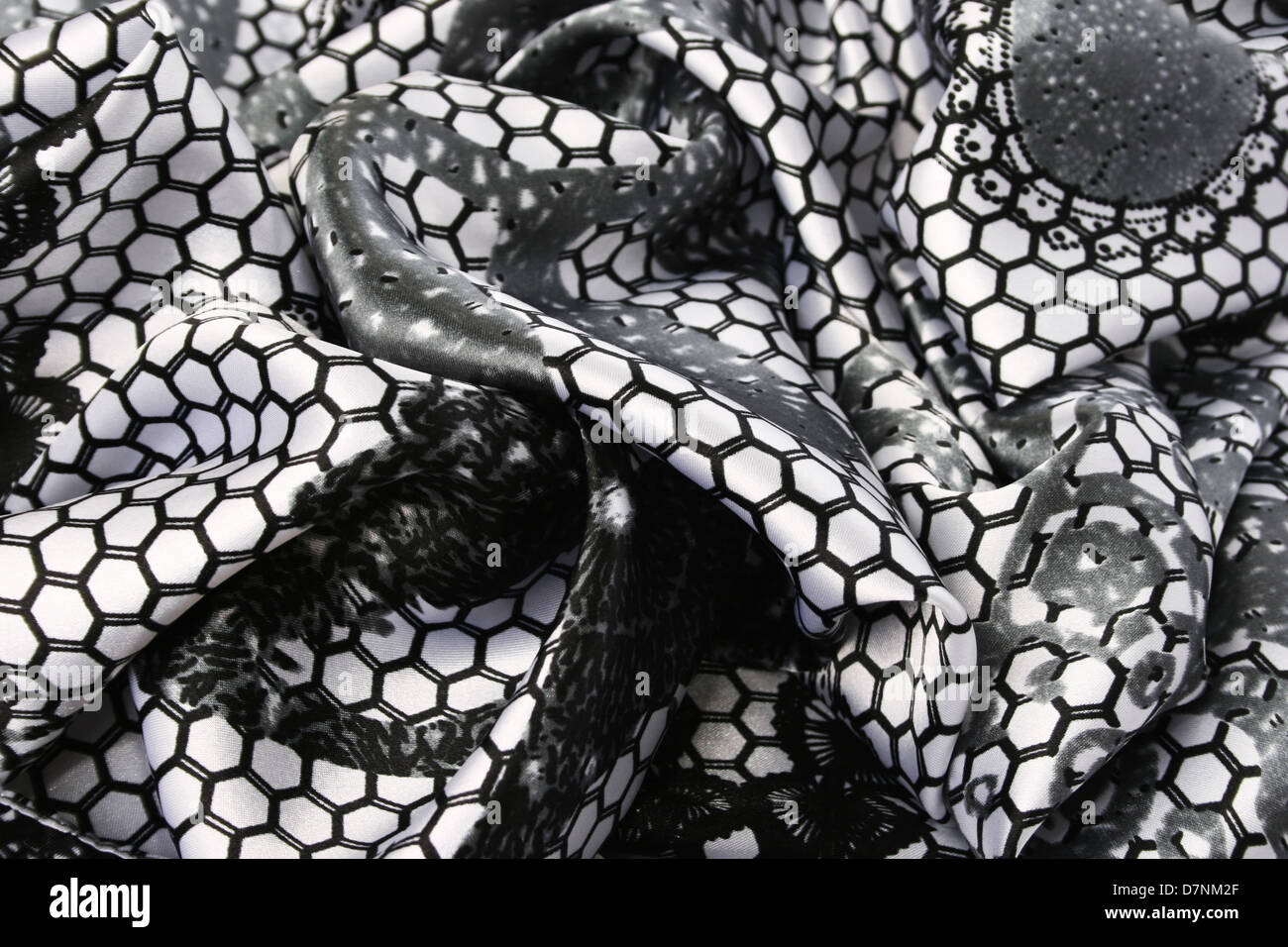 Bunten Stoff als Hintergrund. Stockfoto