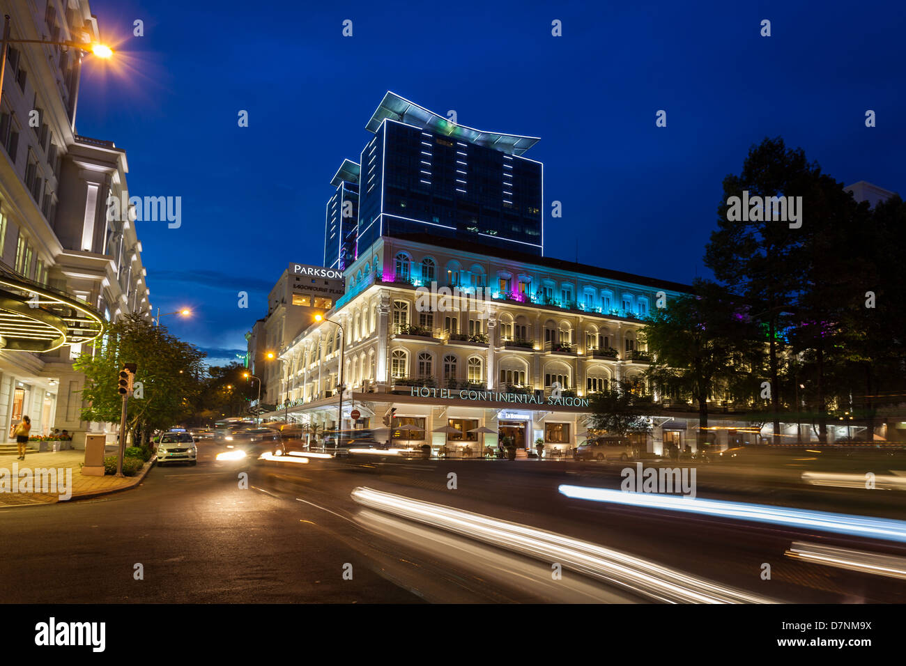 Hotel Continental in Ho-Chi-Minh-Stadt in Vietnam Stockfoto