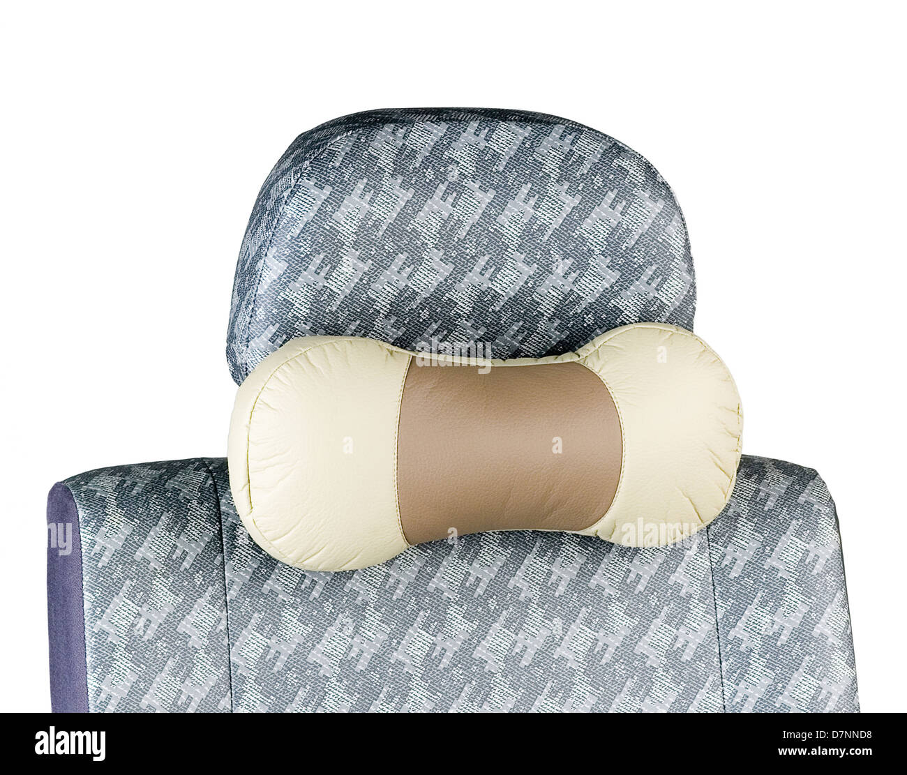 Schöne Nackenkissen hilft Ihnen bequem bei langen Reisen haben Stockfoto