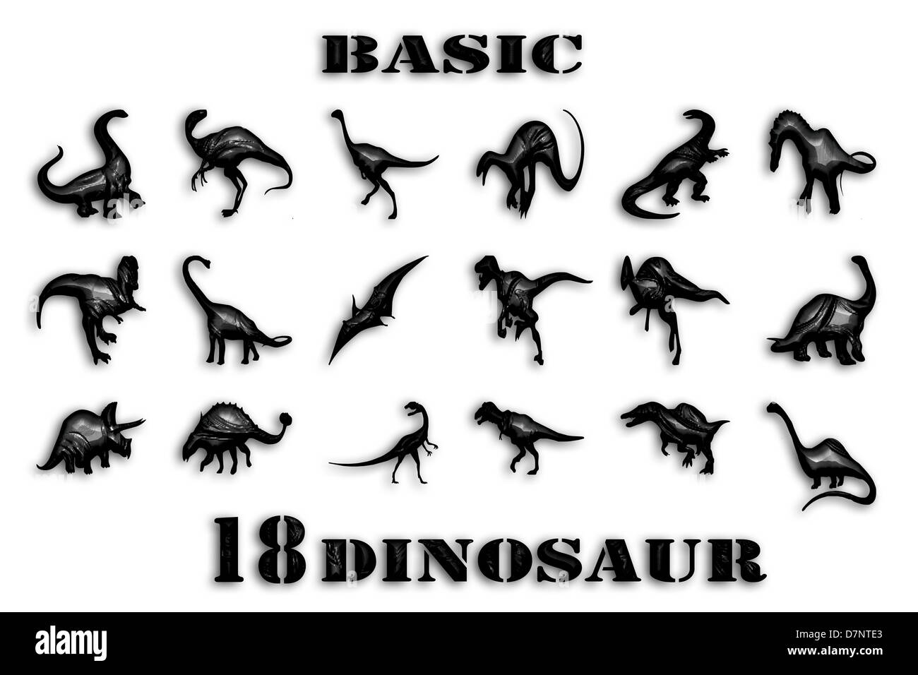 Dinosaurier Stockfoto