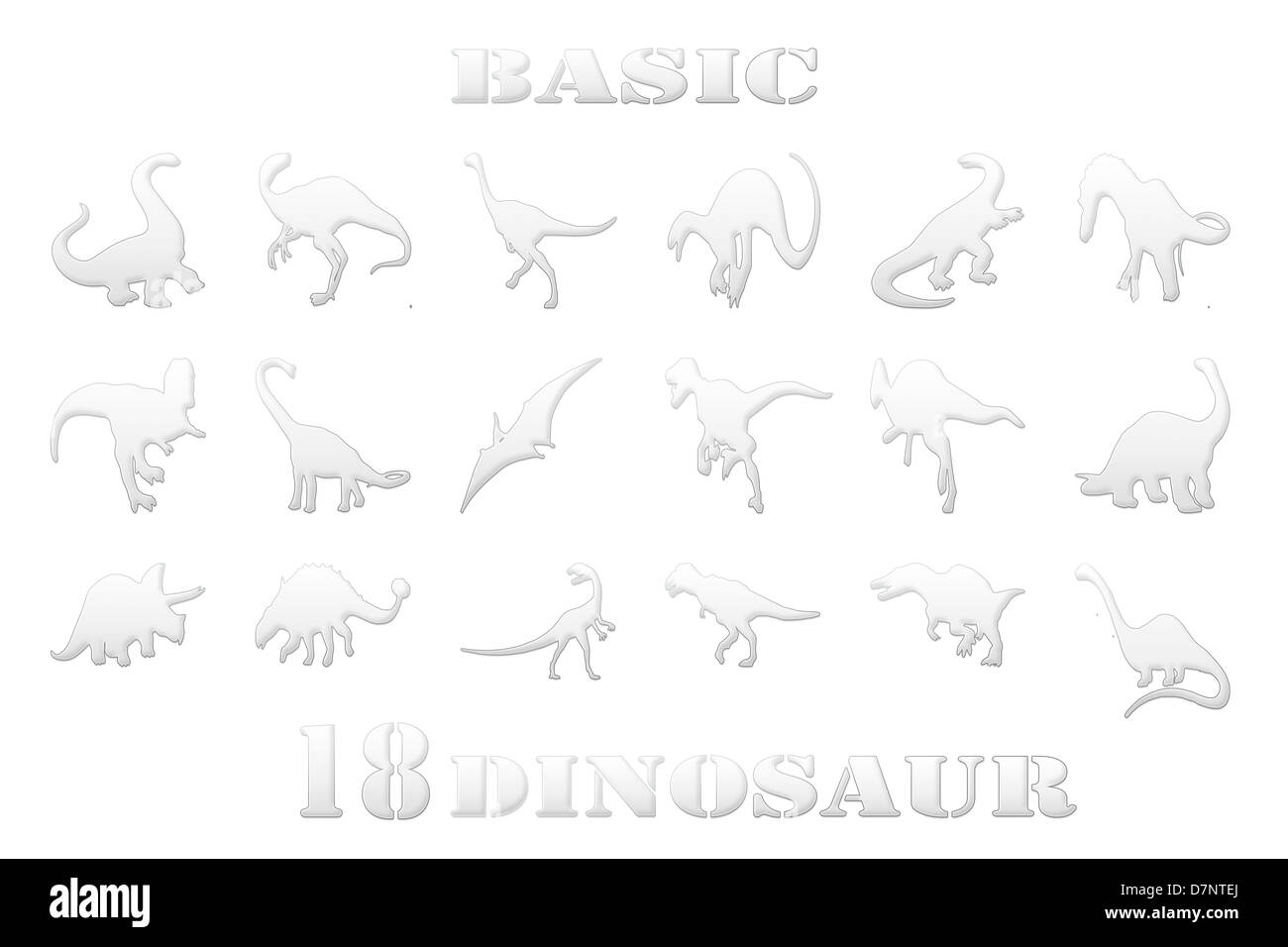 Dinosaurier Stockfoto