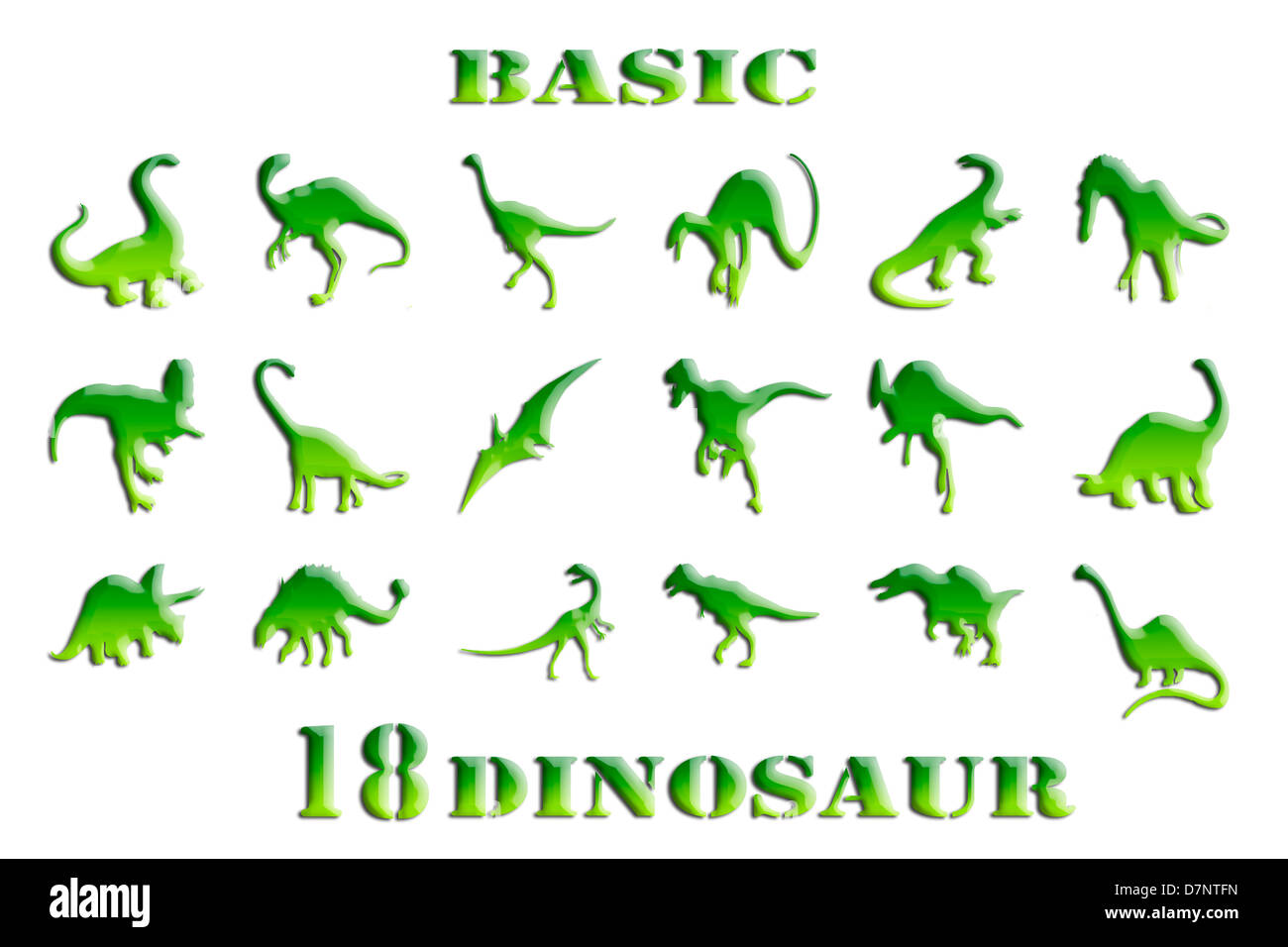 Dinosaurier Stockfoto