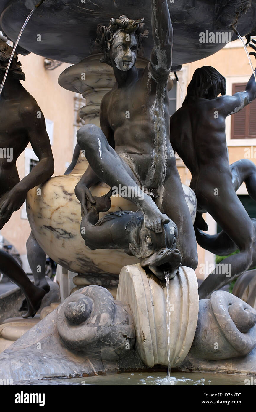 Fontana Delle Tartarughe Stockfoto