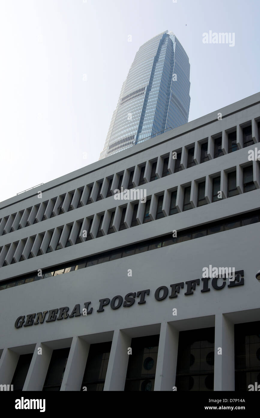 General Post Office Sitz in Central, Hong Kong Stockfoto